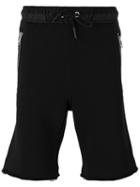 Diesel - Zipped Pockets Drawstring Sweatshorts - Men - Cotton/nylon - M, Black, Cotton/nylon