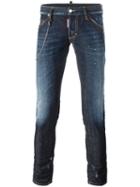 Dsquared2 Clement Chain Trim Jeans, Men's, Size: 48, Blue, Cotton/spandex/elastane
