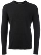 Iris Von Arnim Crew Neck Jumper, Men's, Size: Small, Black, Cashmere