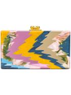 Edie Parker - Contrast Clutch Bag - Women - Acetate - One Size, Yellow/orange, Acetate