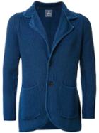 Strasburgo '&works' Cardigan, Men's, Size: Medium, Blue, Wool/cotton