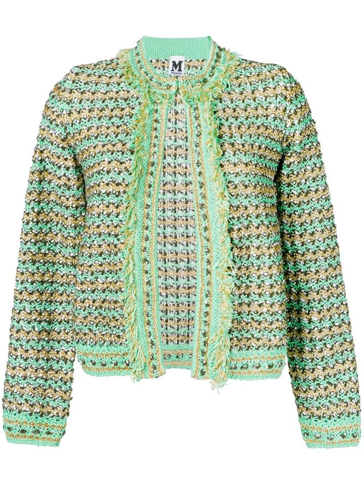 M Missoni Knitted Jacket - Green