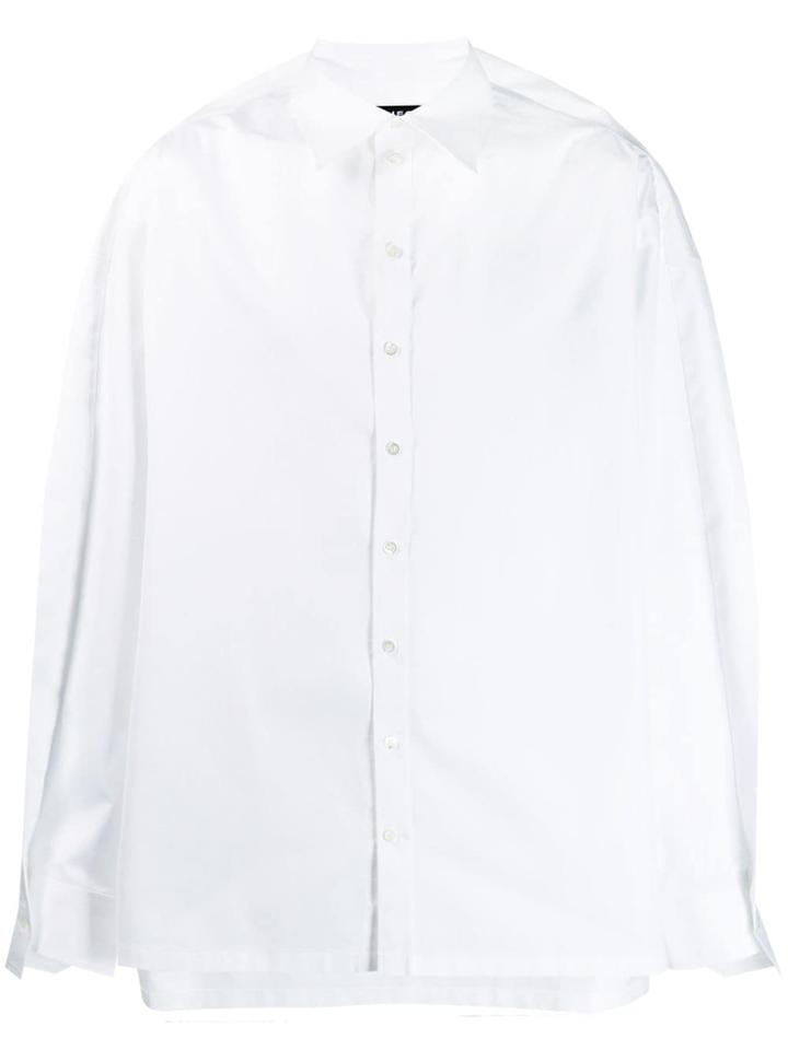 Y/project Ruffle-hem Shirt - White