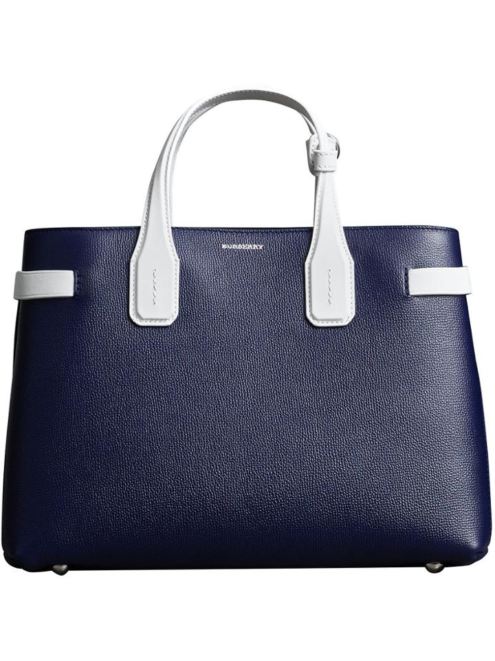 Burberry The Medium Banner In Two-tone - Blue
