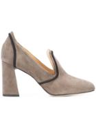 Marion Parke Square Foot Pumps - Grey