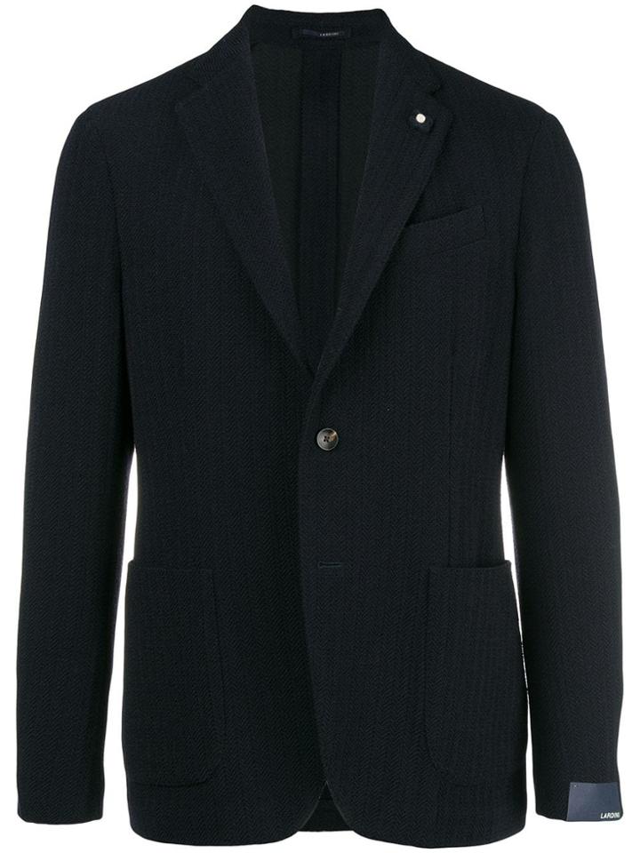 Lardini Classic Buttoned Blazer - Blue