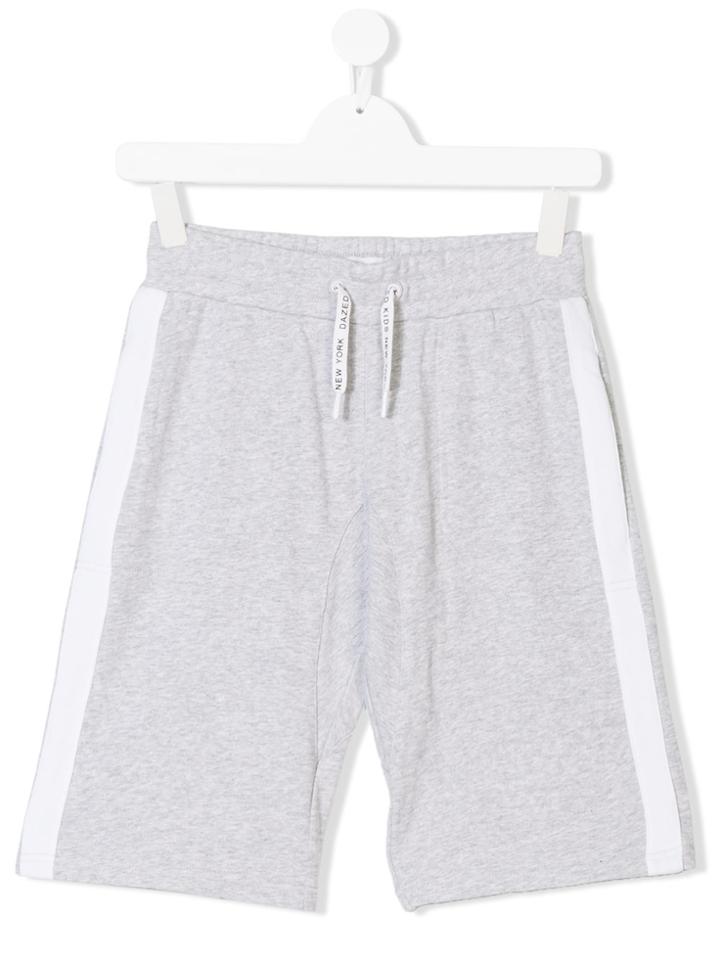 Dkny Kids Logo Print Shorts - Grey