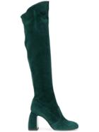 L'autre Chose Over The Knee Boots - Green