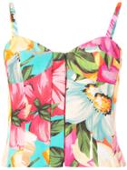 Milly Floral Bustier Top - Multicolour
