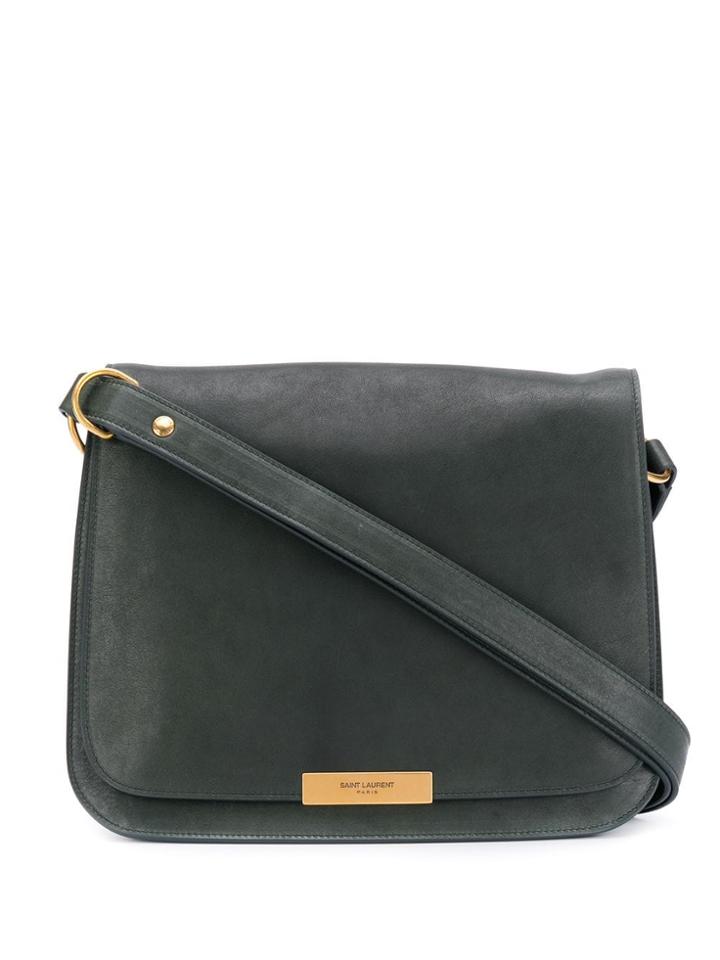 Saint Laurent Saddle Shoulder Bag - Green