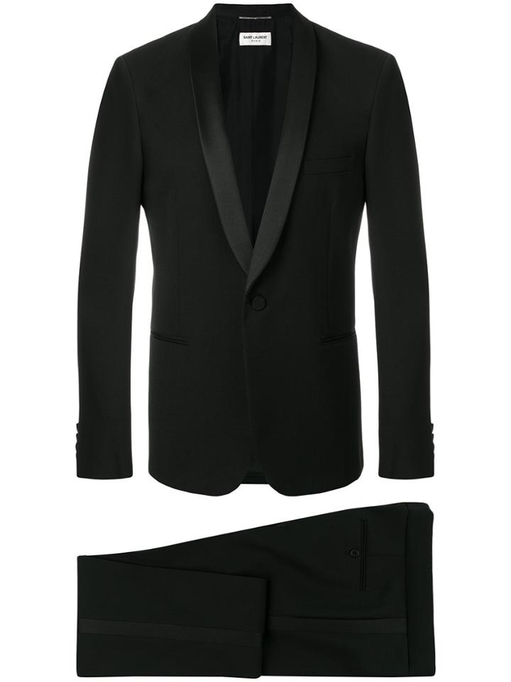 Saint Laurent Formal Fitted Two-piece Suit - Black