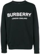 Burberry Logo Sweatshirt - Black
