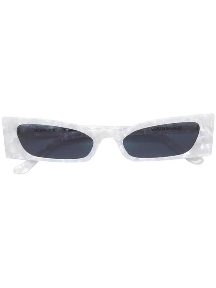 Roberi & Fraud Geraldine Sunglasses - White