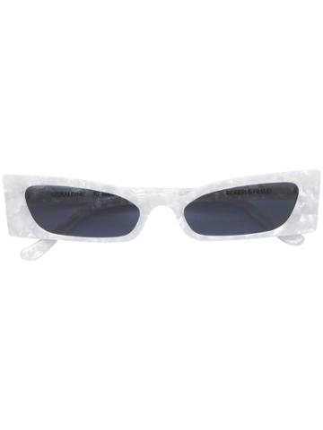 Roberi & Fraud Geraldine Sunglasses - White