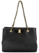 Salvatore Ferragamo 'melike' Shoulder Bag, Women's, Black