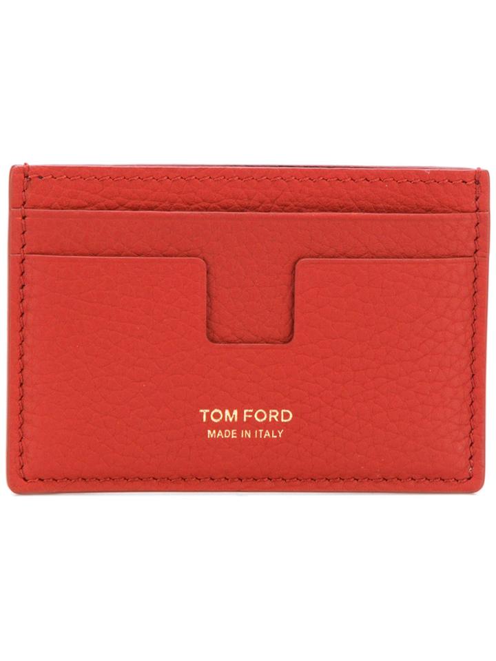 Tom Ford Classic Card Holder - Yellow & Orange