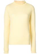 Marc Jacobs Scalloped Sweater - Yellow & Orange