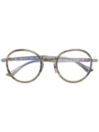 Gucci Eyewear Wide Bridge Round Glasses - Green