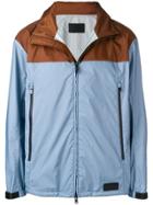 Prada Colour-blocked Lightweight Jacket - Blue