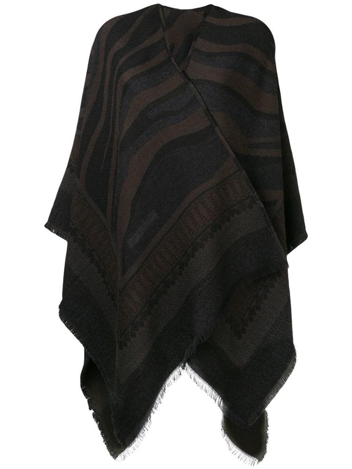 Roberto Cavalli Cape-cardigan - Black