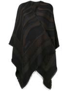 Roberto Cavalli Cape-cardigan - Black