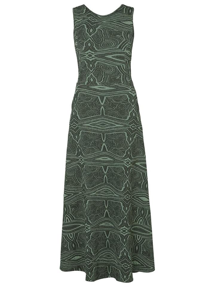 Lilly Sarti Knit Maxi Dress, Women's, Size: 42, Green, Elastodiene/polyamide/polyester