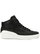 The Last Conspiracy Contrast Sole Lace Up Hi-tops, Men's, Size: 43, Black, Leather