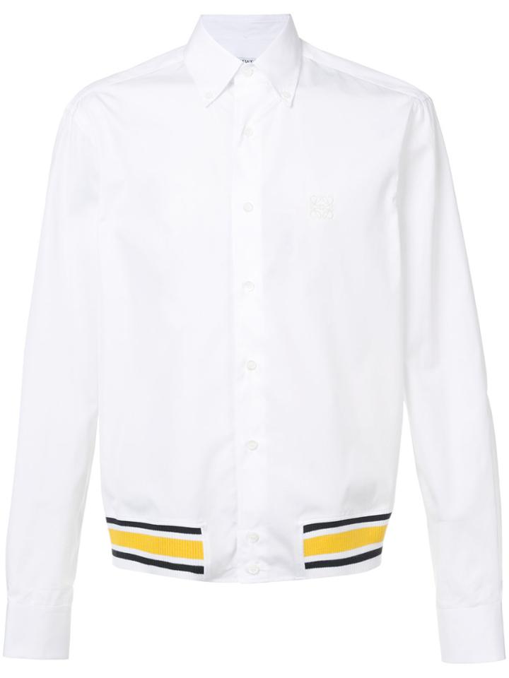 Loewe Contrasting Hem Shirt - White