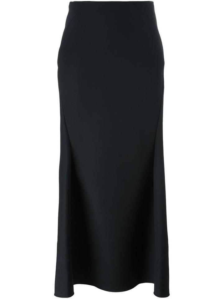 Junya Watanabe Comme Des Garçons Mid-rise Structured Skirt, Women's, Size: Medium, Black, Nylon