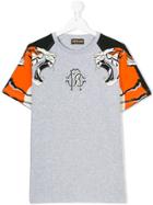 Roberto Cavalli Kids Tiger Print T-shirt - Grey