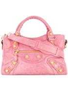 Balenciaga Vintage The Giant City Hand Bag - Pink & Purple
