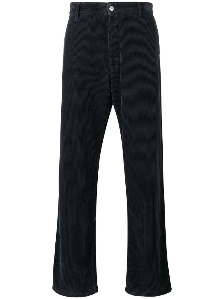 Ami Alexandre Mattiussi - Large Fit Trousers - Men - Cotton - L, Blue, Cotton