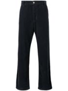 Ami Alexandre Mattiussi - Large Fit Trousers - Men - Cotton - L, Blue, Cotton