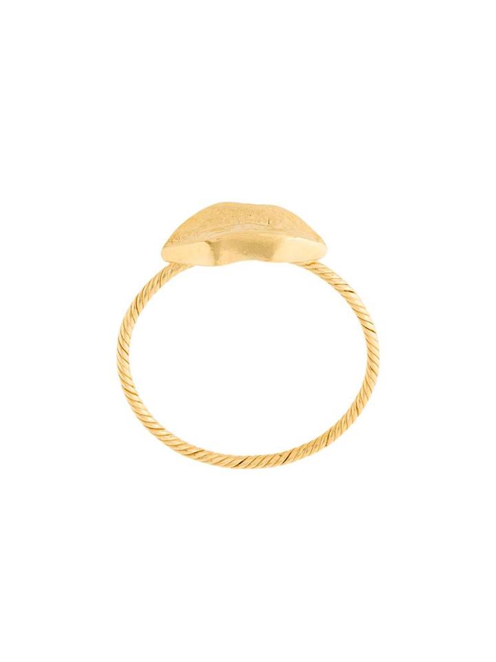 Wouters & Hendrix 'my Favourite' Lips Ring, Women's, Size: 54, Metallic