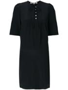 Mcq Alexander Mcqueen Pleated Detail Dress - Black