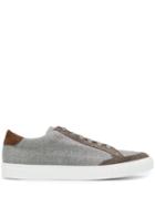 Eleventy Panelled Sneakers - Grey