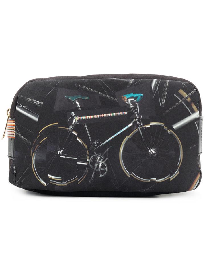 Paul Smith Bike-print Wash Bag - Black
