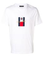 Tommy Hilfiger Logo Embroidered T-shirt - White