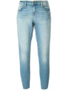 Frame Denim 'le Garçon' Cropped Jeans, Women's, Size: 25, Blue, Cotton/elastodiene/polyester