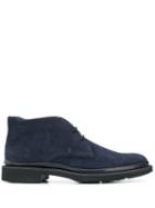 Tod's Lace-up Desert Boots - Blue
