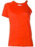 Iro Asymmetric Top, Women's, Size: Medium, Red, Linen/flax