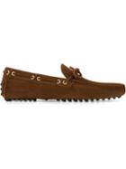 Car Shoe Classic Driving Shoes, Men's, Size: 9, Brown, Rubber/calf Leather