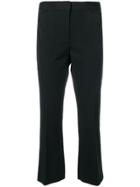 Tory Burch Cropped Tailored Trousers - Black