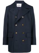Vivienne Westwood Double-breasted Military Coat - Blue