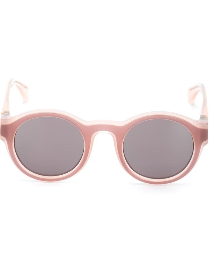 Mykita Round Frame Sunglasses - Pink & Purple