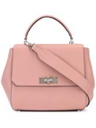 Bally Top Handle Tote - Pink & Purple