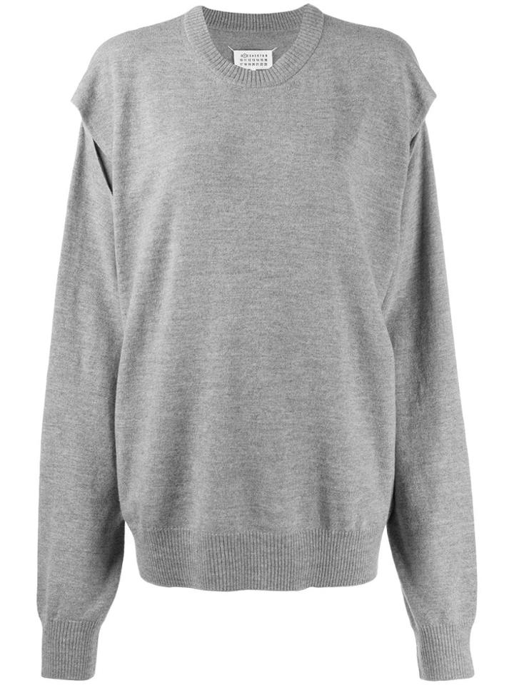 Maison Margiela Split Seam Jumper - Grey