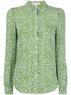 Michael Michael Kors Patterned Longsleeved Shirt - Green