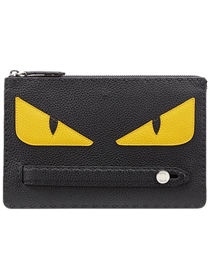 Fendi Bug Eyes Clutch - Black