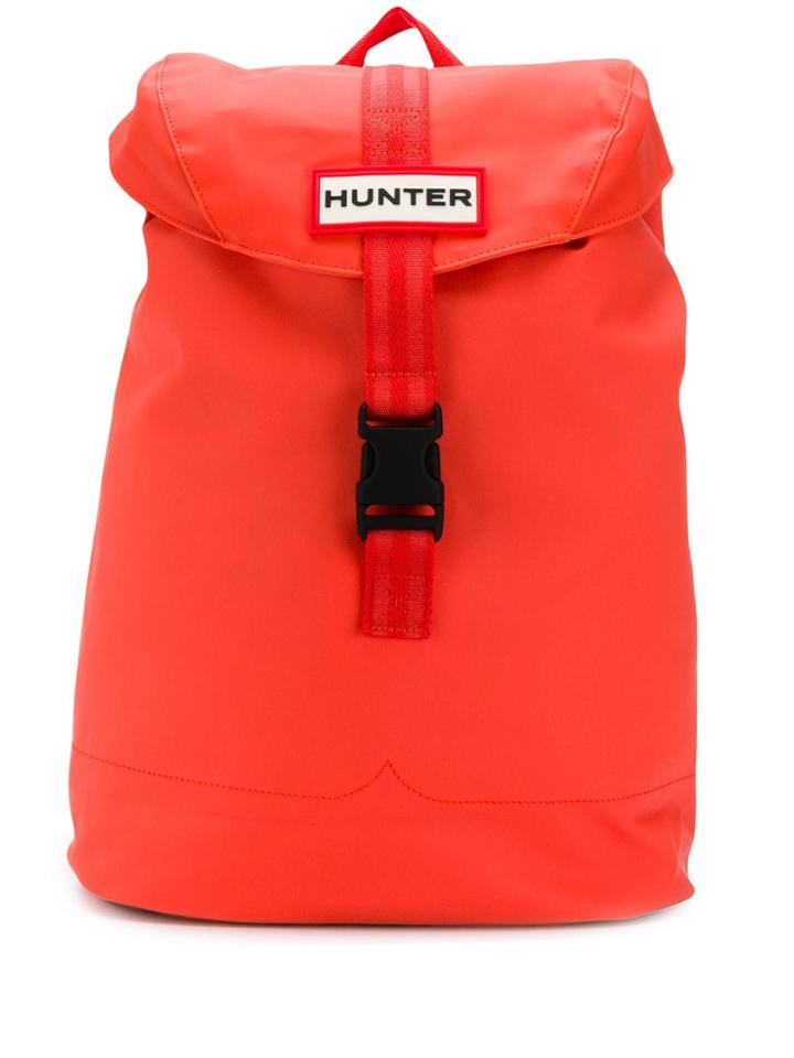 Hunter Foldover Buckle Backpack - Orange